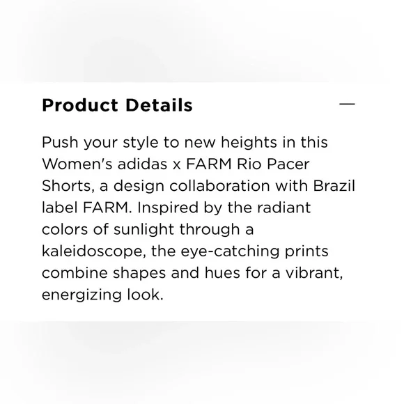 905. ADIDAS x FARM RIO Rio Pacer shorts in Bright Red Sz M NWT $40 - Picture 6 of 9